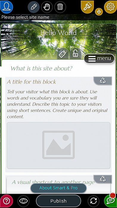 How to make a shop website an app